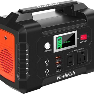 Generador Solar Portátil FlashFish 200W- Batería 40800mAh